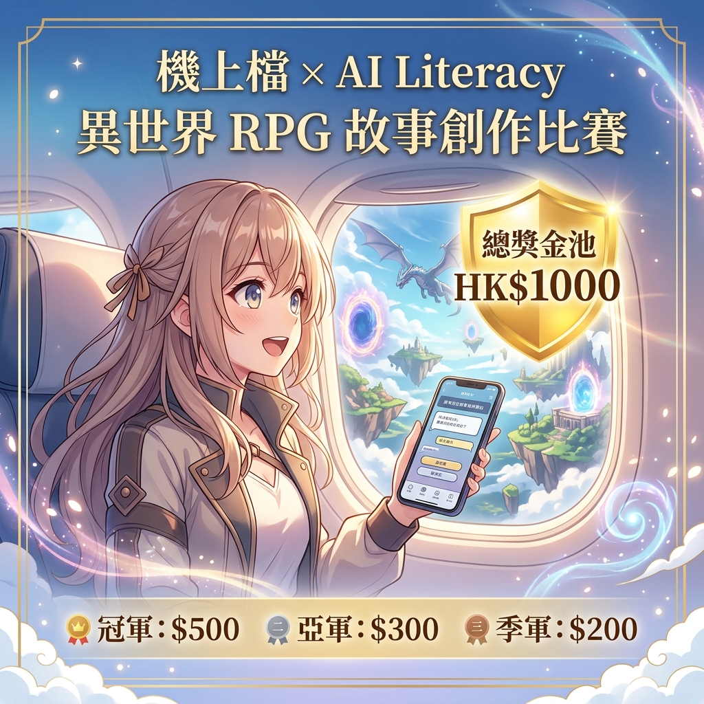 異世界 RPG 故事創作比賽 宣傳海報